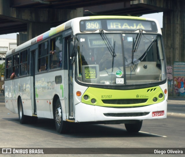 Viação Rubanil 73107 na cidade de Rio de Janeiro, Rio de Janeiro, Brasil, por Diego Oliveira. Número da foto: #13190680.