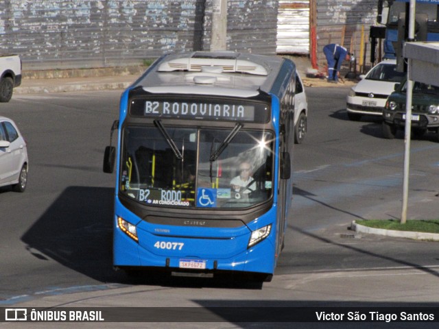 BRT Salvador 40077 na cidade de Salvador, Bahia, Brasil, por Victor São Tiago Santos. Número da foto: #13190872.