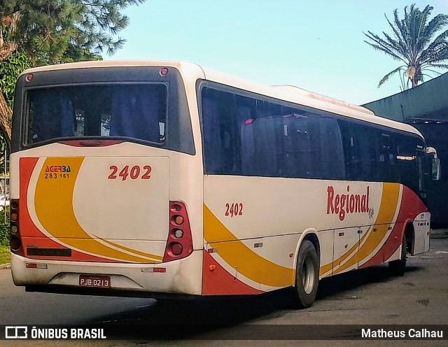 Viação Regional 2402 na cidade de Salvador, Bahia, Brasil, por Matheus Calhau. Número da foto: #13190076.