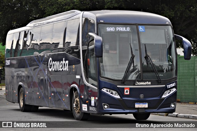 Viação Cometa 721507 na cidade de São Paulo, São Paulo, Brasil, por Bruno Aparecido Machado. Número da foto: #13191151.