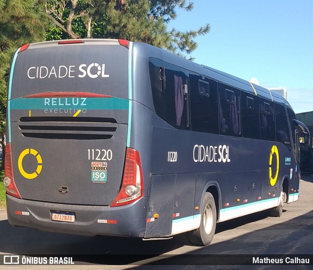 Viação Cidade Sol 11220 na cidade de Salvador, Bahia, Brasil, por Matheus Calhau. Número da foto: #13190269.