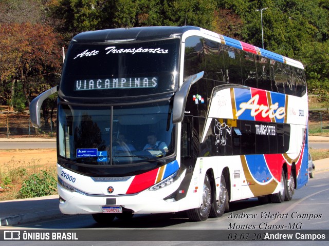 Arte Transportes e Turismo 29000 na cidade de Montes Claros, Minas Gerais, Brasil, por Andrew Campos. Número da foto: #13191055.