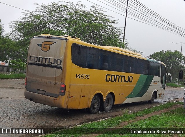 Empresa Gontijo de Transportes 14535 na cidade de Caruaru, Pernambuco, Brasil, por Lenilson da Silva Pessoa. Número da foto: #13190981.