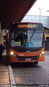 VCG - Viação Campos Gerais 1421 na cidade de Ponta Grossa, Paraná, Brasil, por BrunyBus Prado. Número da foto: #:id.