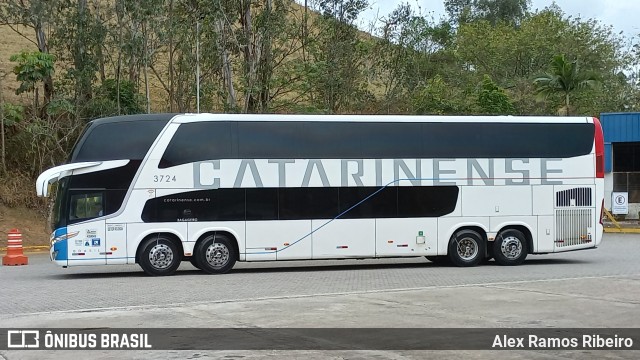 Auto Viação Catarinense 3724 na cidade de Queluz, São Paulo, Brasil, por Alex Ramos Ribeiro. Número da foto: #13192597.