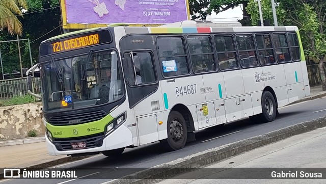 Auto Viação Três Amigos B44687 na cidade de Rio de Janeiro, Rio de Janeiro, Brasil, por Gabriel Sousa. Número da foto: #13192458.