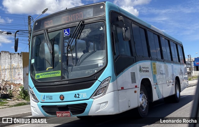 Auto Viação Dragão do Mar 42718 na cidade de Fortaleza, Ceará, Brasil, por Leonardo Rocha. Número da foto: #13191575.