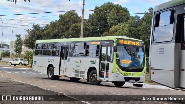BsBus Mobilidade 504718 na cidade de Cruzeiro, Distrito Federal, Brasil, por Alex Ramos Ribeiro. Número da foto: #13192529.