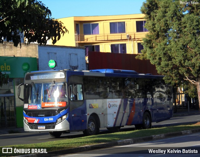Expresso Amarelinho EA-500 na cidade de Sorocaba, São Paulo, Brasil, por Weslley Kelvin Batista. Número da foto: #13192032.
