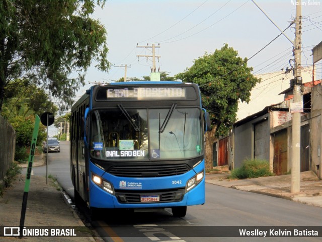 BRT Sorocaba Concessionária de Serviços Públicos SPE S/A 3042 na cidade de Sorocaba, São Paulo, Brasil, por Weslley Kelvin Batista. Número da foto: #13192066.