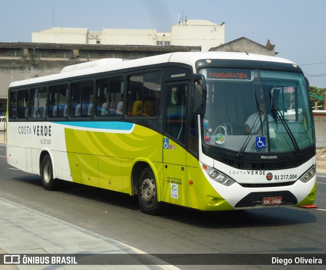 Costa Verde Transportes RJ 217.004 na cidade de Rio de Janeiro, Rio de Janeiro, Brasil, por Diego Oliveira. Número da foto: #13192264.