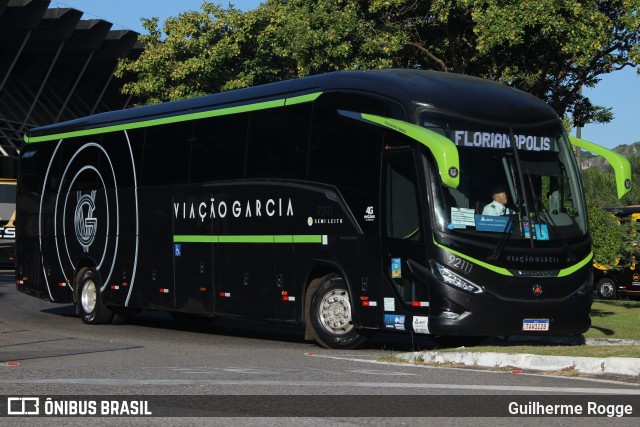 Viação Garcia 92111 na cidade de Florianópolis, Santa Catarina, Brasil, por Guilherme Rogge. Número da foto: #13192666.