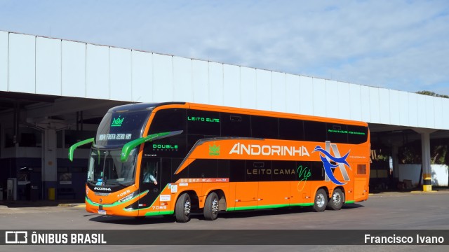 Empresa de Transportes Andorinha 7065 na cidade de Ourinhos, São Paulo, Brasil, por Francisco Ivano. Número da foto: #13192174.