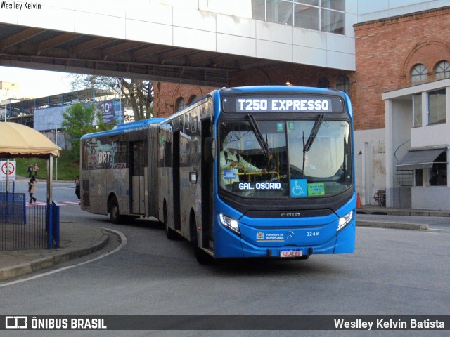BRT Sorocaba Concessionária de Serviços Públicos SPE S/A 3249 na cidade de Sorocaba, São Paulo, Brasil, por Weslley Kelvin Batista. Número da foto: #13192061.