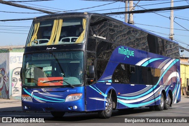 Buses Nilahue E47 na cidade de Estación Central, Santiago, Metropolitana de Santiago, Chile, por Benjamín Tomás Lazo Acuña. Número da foto: #13193627.