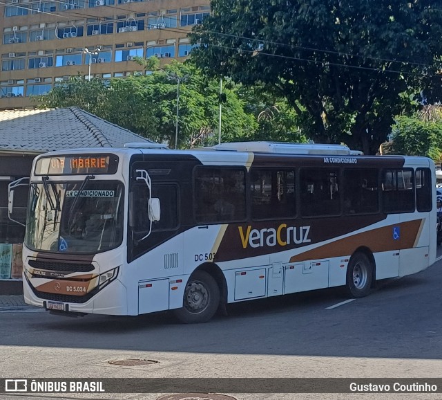 Auto Ônibus Vera Cruz DC 5.034 na cidade de Duque de Caxias, Rio de Janeiro, Brasil, por Gustavo Coutinho. Número da foto: #13191789.
