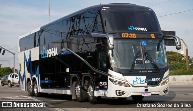 Empresa de Ônibus Nossa Senhora da Penha 65100 na cidade de São Paulo, São Paulo, Brasil, por Cristiano Soares da Silva. Número da foto: #13193328.