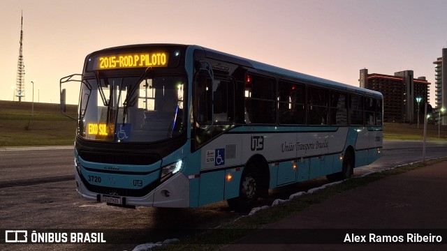 UTB - União Transporte Brasília 3720 na cidade de Brasília, Distrito Federal, Brasil, por Alex Ramos Ribeiro. Número da foto: #13192670.