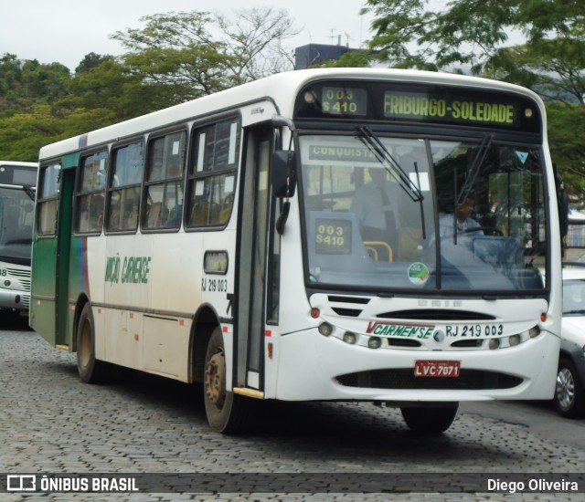 Viação Carmense RJ 219.003 na cidade de Nova Aliança, São Paulo, Brasil, por Diego Oliveira. Número da foto: #13192398.