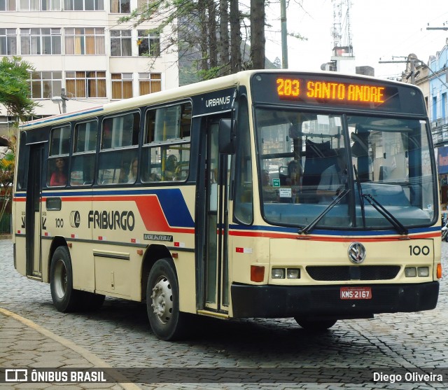 FAOL - Friburgo Auto Ônibus 100 na cidade de Nova Friburgo, Rio de Janeiro, Brasil, por Diego Oliveira. Número da foto: #13192406.
