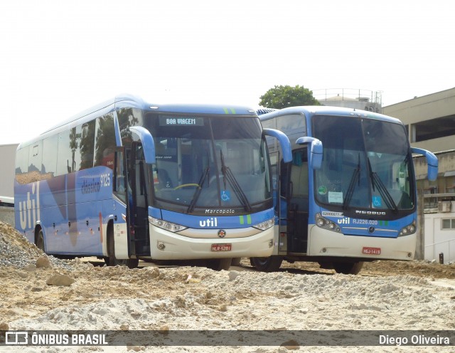 UTIL - União Transporte Interestadual de Luxo 9125 na cidade de Rio de Janeiro, Rio de Janeiro, Brasil, por Diego Oliveira. Número da foto: #13192329.