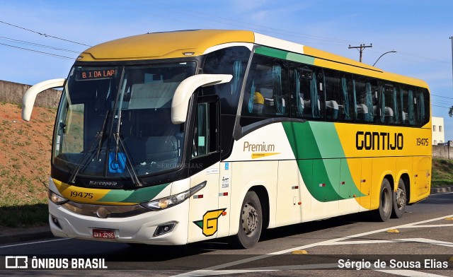 Empresa Gontijo de Transportes 19475 na cidade de Campinas, São Paulo, Brasil, por Sérgio de Sousa Elias. Número da foto: #13196027.