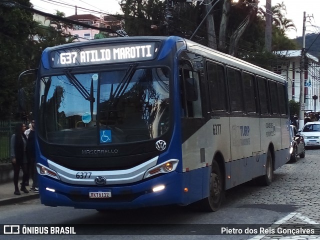 Turb Petrópolis > Turp -Transporte Urbano de Petrópolis 6377 na cidade de Petrópolis, Rio de Janeiro, Brasil, por Pietro dos Reis Gonçalves . Número da foto: #13195171.