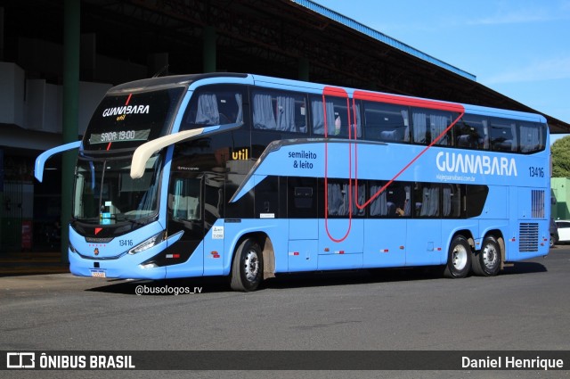 UTIL - União Transporte Interestadual de Luxo 13416 na cidade de Rio Verde, Goiás, Brasil, por Daniel Henrique. Número da foto: #13195085.