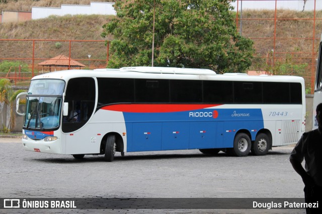 Viação Riodoce 70443 na cidade de Leopoldina, Minas Gerais, Brasil, por Douglas Paternezi. Número da foto: #13195167.