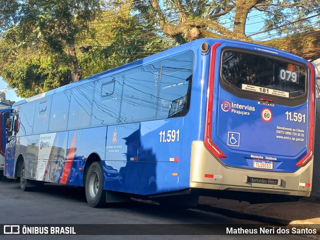 Viação Pirajuçara 11.591 na cidade de Taboão da Serra, São Paulo, Brasil, por Matheus Neri dos Santos. Número da foto: #13194393.