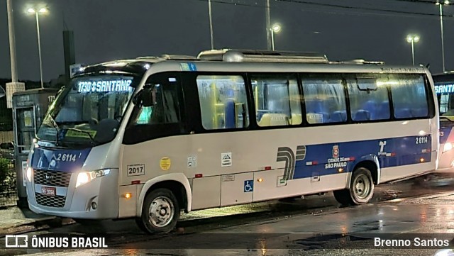 Transcooper > Norte Buss 2 6114 na cidade de São Paulo, São Paulo, Brasil, por Brenno Santos. Número da foto: #13193695.