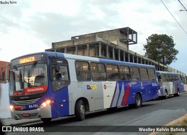 Expresso Amarelinho EA-751 na cidade de Sorocaba, São Paulo, Brasil, por Weslley Kelvin Batista. Número da foto: #13194450.