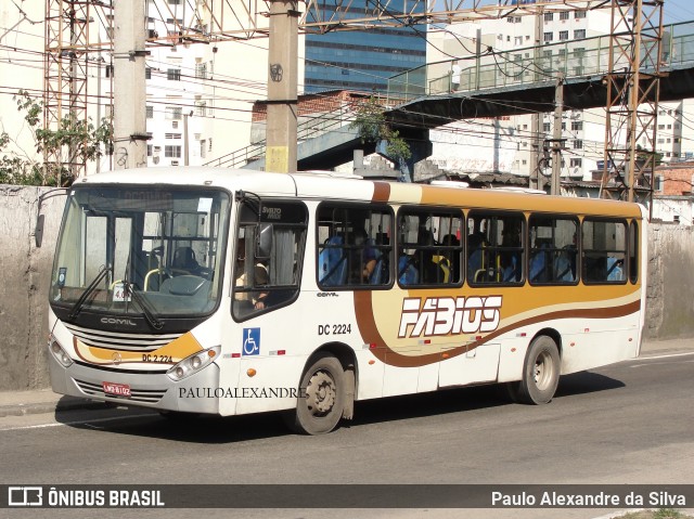 Transportes Fabio's DC 2.224 na cidade de Duque de Caxias, Rio de Janeiro, Brasil, por Paulo Alexandre da Silva. Número da foto: #13194885.