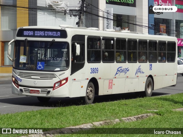 Expresso Vitória Bahia 3809 na cidade de Lauro de Freitas, Bahia, Brasil, por Ícaro Chagas. Número da foto: #13195985.