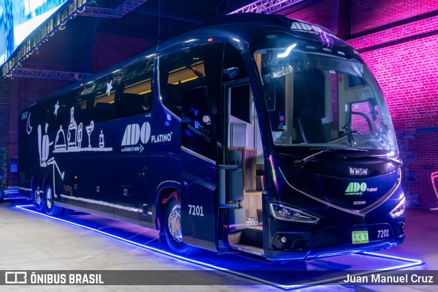 ADO - Autobuses de Oriente 7201 na cidade de Azcapotzalco, Ciudad de México, México, por Juan Manuel Cruz. Número da foto: #13195175.