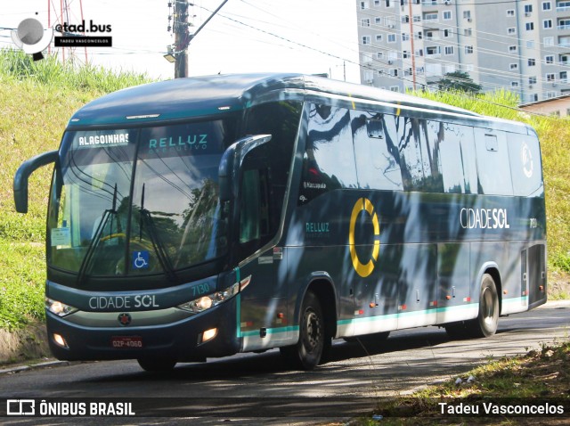 Viação Cidade Sol 7130 na cidade de Salvador, Bahia, Brasil, por Tadeu Vasconcelos. Número da foto: #13194403.