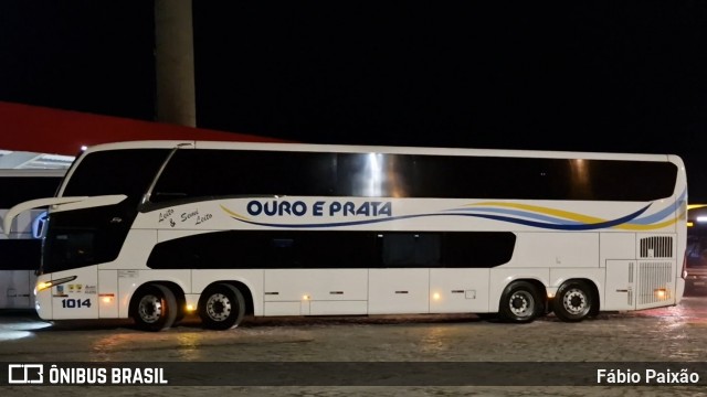 Viação Ouro e Prata 1014 na cidade de Registro, São Paulo, Brasil, por Fábio Paixão. Número da foto: #13196604.