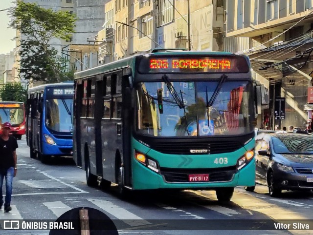 VSFL - Viação São Francisco 403 na cidade de Juiz de Fora, Minas Gerais, Brasil, por Vitor Silva. Número da foto: #13195727.