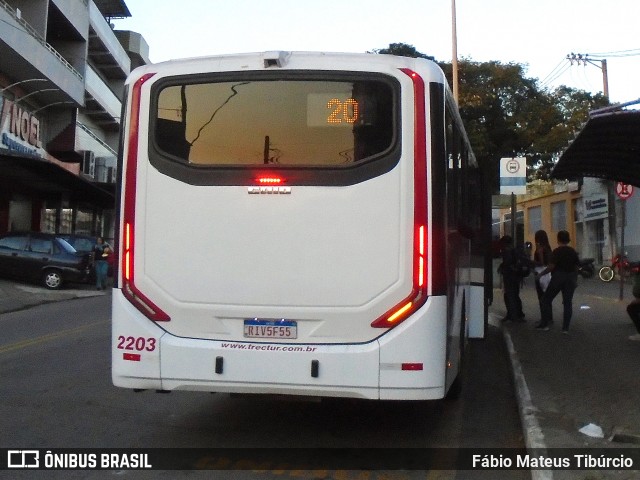 Trectur 2203 na cidade de Três Corações, Minas Gerais, Brasil, por Fábio Mateus Tibúrcio. Número da foto: #13195244.