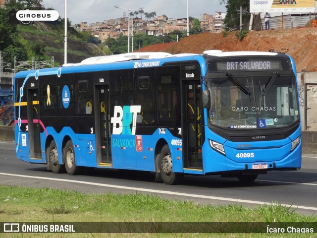 BRT Salvador 40095 na cidade de Salvador, Bahia, Brasil, por Ícaro Chagas. Número da foto: #13195992.