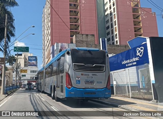 BRT Sorocaba Concessionária de Serviços Públicos SPE S/A 3220 na cidade de Sorocaba, São Paulo, Brasil, por Jackson Sousa Leite. Número da foto: #13195367.
