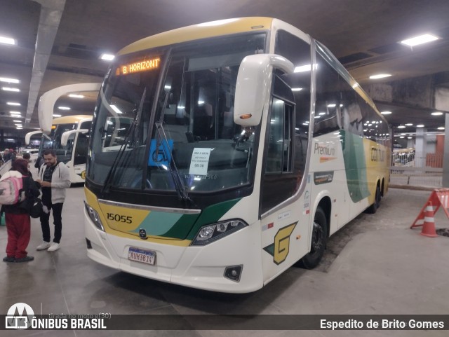 Empresa Gontijo de Transportes 15055 na cidade de Belo Horizonte, Minas Gerais, Brasil, por Espedito de Brito Gomes. Número da foto: #13196696.