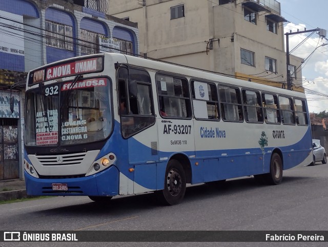 Viação Forte AF-93207 na cidade de Ananindeua, Pará, Brasil, por Fabrício Pereira. Número da foto: #13194297.