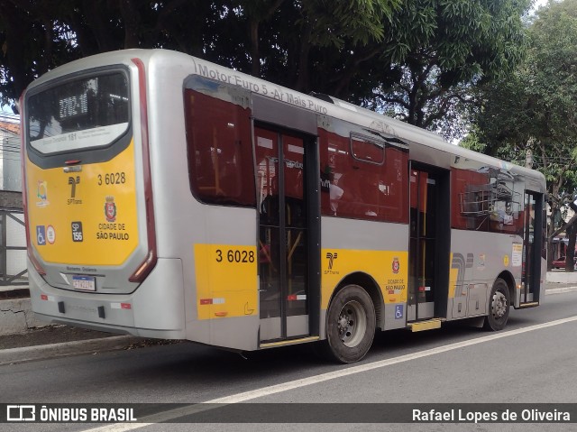 Transunião Transportes 3 6028 na cidade de São Paulo, São Paulo, Brasil, por Rafael Lopes de Oliveira. Número da foto: #13196887.