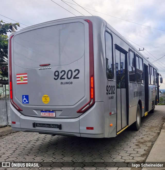 BluMob - Concessionária de Transporte Urbano de Blumenau 9202 na cidade de Blumenau, Santa Catarina, Brasil, por Iago Scheineider. Número da foto: #13196724.
