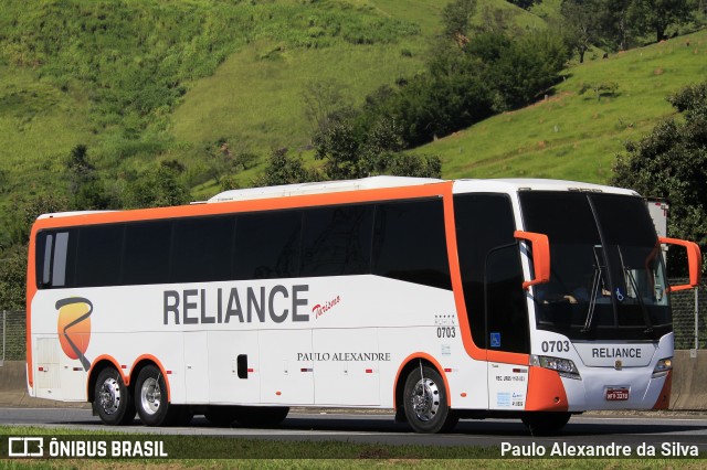 Reliance Transportes 0703 na cidade de Aparecida, São Paulo, Brasil, por Paulo Alexandre da Silva. Número da foto: #13195857.