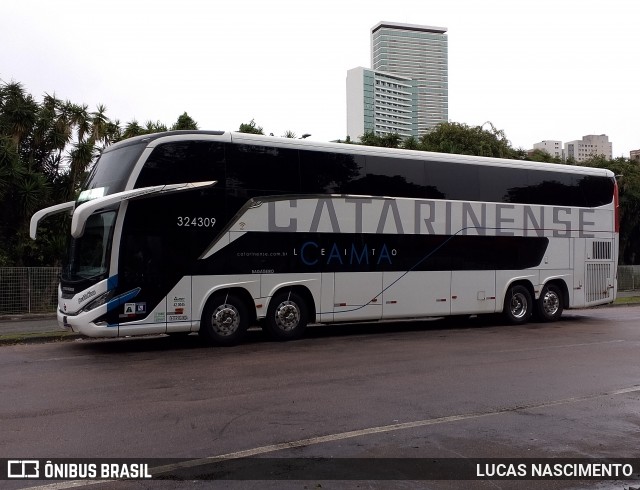 Auto Viação Catarinense 324309 na cidade de Curitiba, Paraná, Brasil, por LUCAS NASCIMENTO. Número da foto: #13195635.