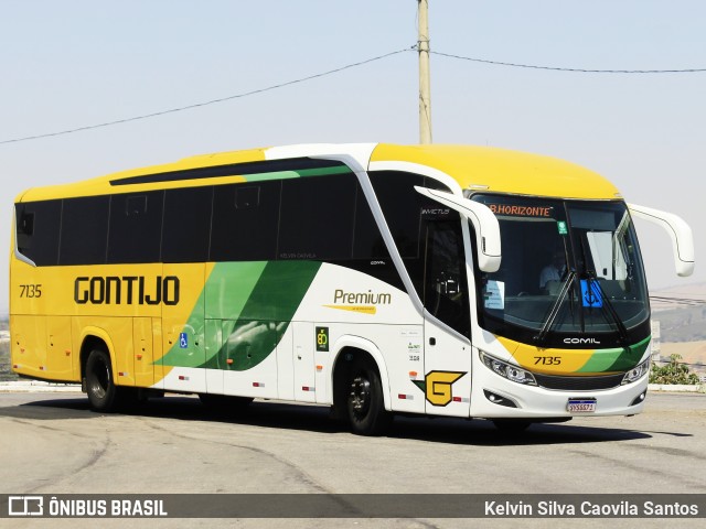 Empresa Gontijo de Transportes 7135 na cidade de Varginha, Minas Gerais, Brasil, por Kelvin Silva Caovila Santos. Número da foto: #13196980.