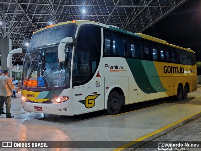 Empresa Gontijo de Transportes 14990 na cidade de Patos de Minas, Minas Gerais, Brasil, por Leonardo Nunes. Número da foto: #13194058.