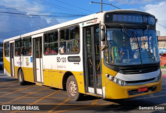 Belém Rio Transportes BD-120 na cidade de Belém, Pará, Brasil, por Samara Goes. Número da foto: #13196507.
